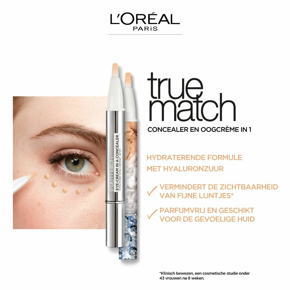 Lu0027Oréal True Match Touche Magique DW12 Ivory Beige L'Oreal Lu0027Oréal True Match Touche Magique DW12 Ivory Beige -Geselecteerde Mode-Cosmeticawinkels 1008633 4