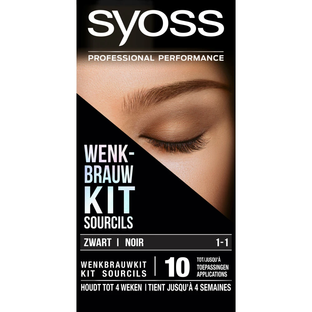 Syoss Wenkbrauwverf Zwart Syoss Wenkbrauwverf Zwart -Geselecteerde Mode-Cosmeticawinkels 1018165
