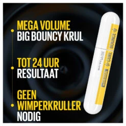 Maybelline Colossal Curl Bounce Mascara Very Black 4 Maybelline Colossal Curl Bounce Mascara Very Black -Geselecteerde Mode-Cosmeticawinkels 1035719 3