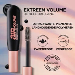 L'Oreal Lu0027Oréal Air Mega Volume 30H Mascara Extra Black -Geselecteerde Mode-Cosmeticawinkels 1037250 3