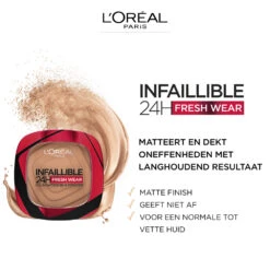 L'Oreal Lu0027Oréal Infaillible 24H Foundation In A Powder 375 Deep Amber -Geselecteerde Mode-Cosmeticawinkels 1037260 3