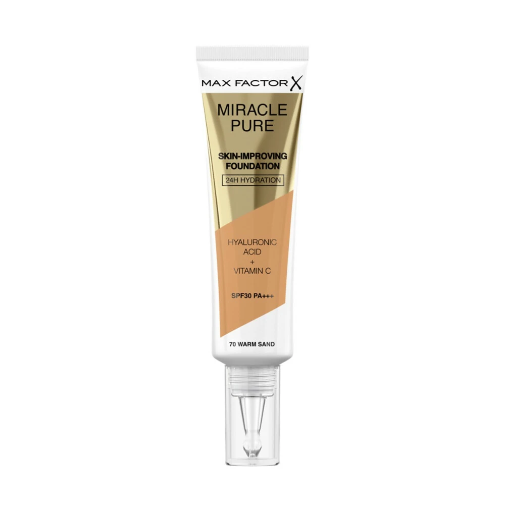 Max Factor Miracle Pure Foundation 070 Warm Sand Max Factor Miracle Pure Foundation 070 Warm Sand -Geselecteerde Mode-Cosmeticawinkels 1041197