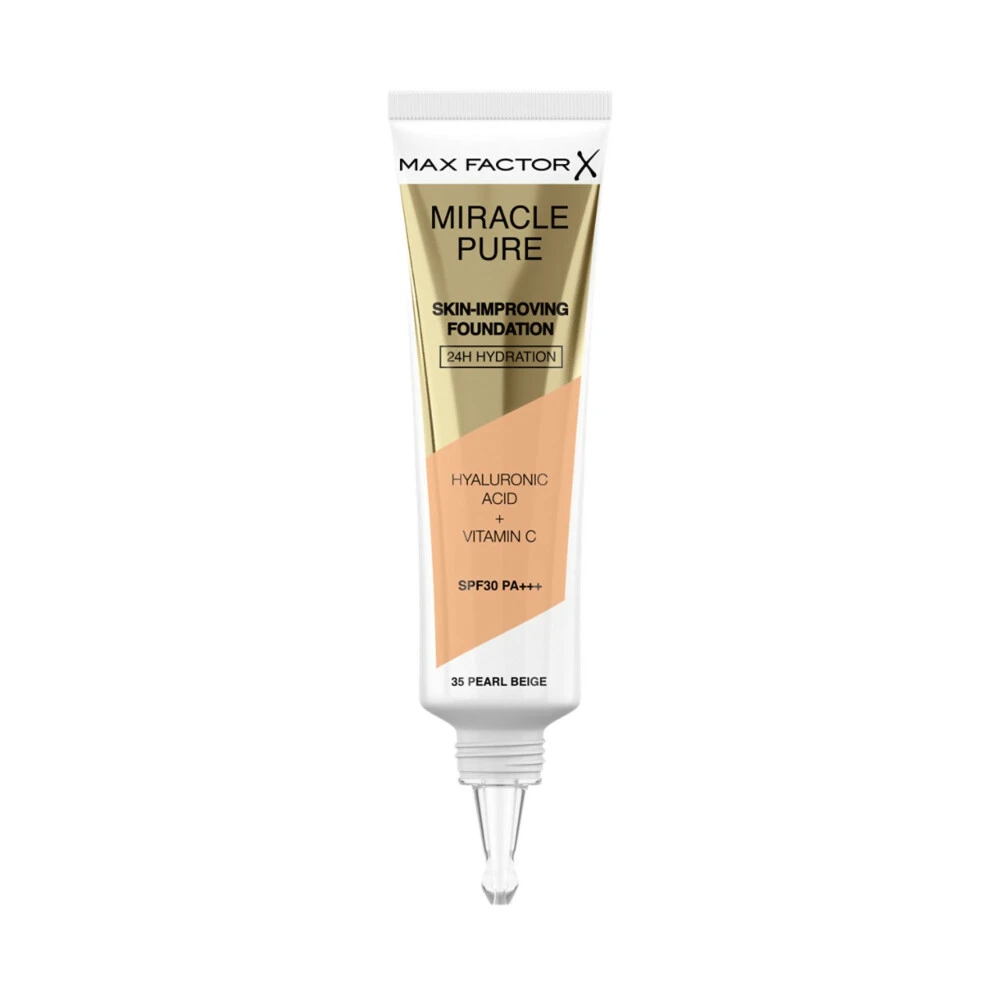 Max Factor Miracle Pure Foundation 035 Pearl Beige Max Factor Miracle Pure Foundation 035 Pearl Beige -Geselecteerde Mode-Cosmeticawinkels 1041198 2