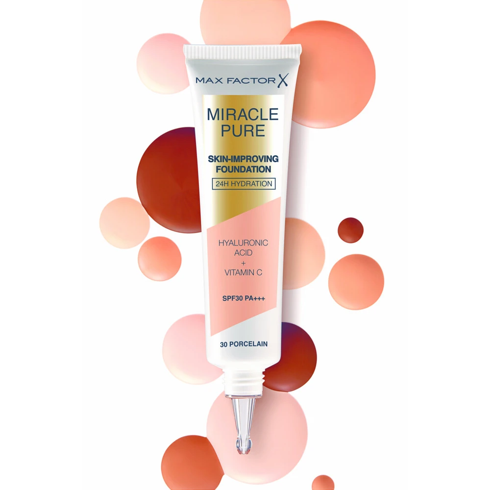 Max Factor Miracle Pure Foundation 035 Pearl Beige Max Factor Miracle Pure Foundation 035 Pearl Beige -Geselecteerde Mode-Cosmeticawinkels 1041198 4