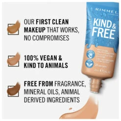 Rimmel KIND & FREE Vegan Foundation 504 Deep Mocha -Geselecteerde Mode-Cosmeticawinkels 1041365 3