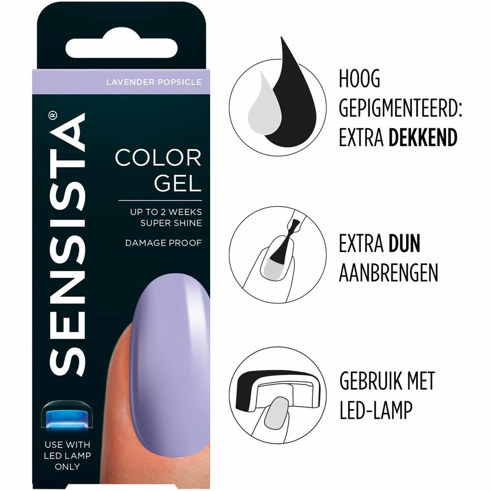 Sensista Sensista Color Gel Lavender Popsicle Sensista Sensista Color Gel Lavender Popsicle -Geselecteerde Mode-Cosmeticawinkels 1041661 2