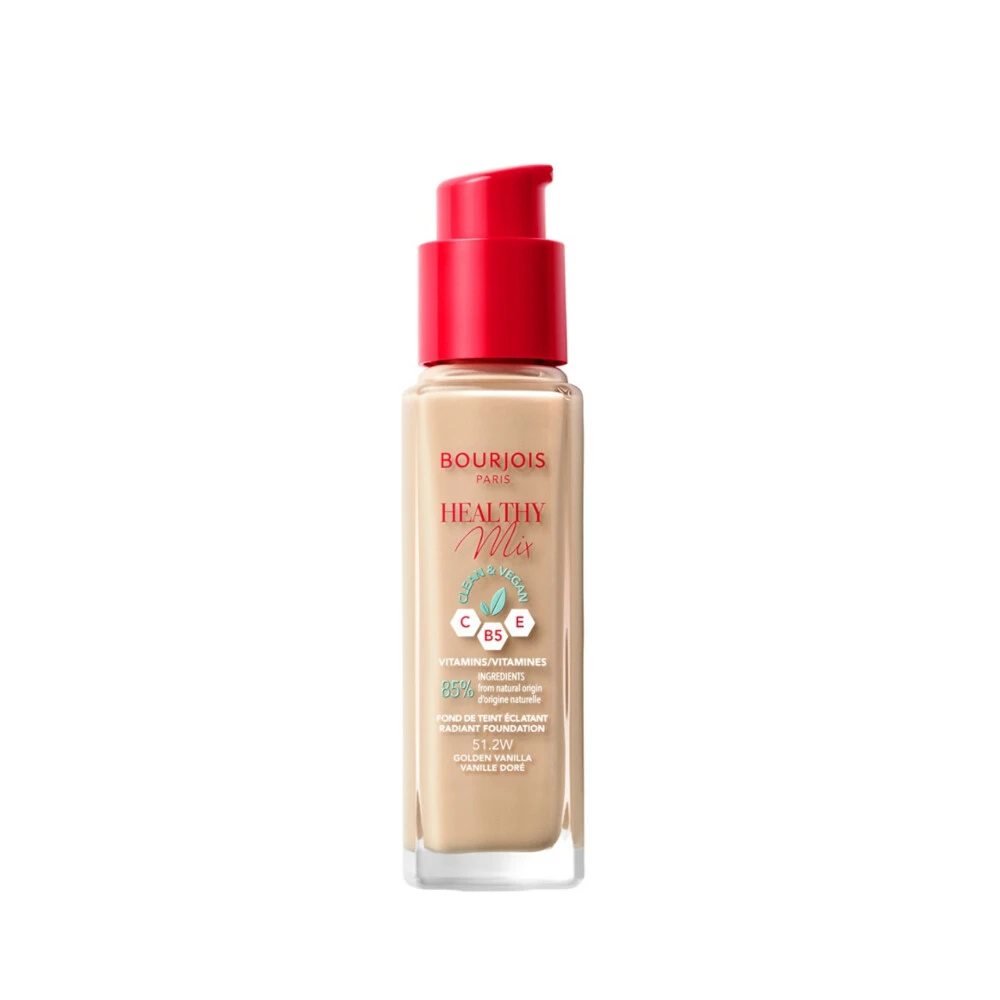 Bourjois Paris Healthy Mix Clean Foundation 51.2 Golden Vanilla Bourjois Paris Healthy Mix Clean Foundation 51.2 Golden Vanilla -Geselecteerde Mode-Cosmeticawinkels 1054275 2