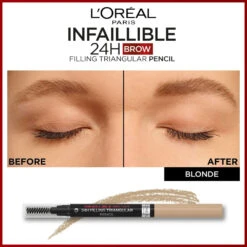 L'Oreal Lu0027Oréal 24H Brow Filling Triangular Pencil 7.0 Blonde -Geselecteerde Mode-Cosmeticawinkels 1071948 4