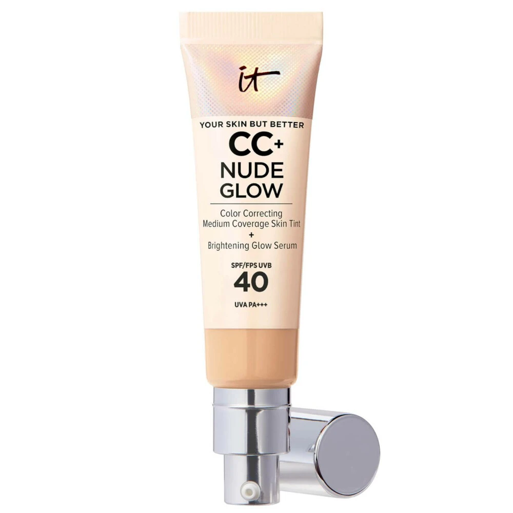 IT Cosmetics CC+ Nude Glow Lightweight Foundation + Glow Serum SPF 40 Medium IT Cosmetics CC+ Nude Glow Lightweight Foundation + Glow Serum SPF 40 Medium -Geselecteerde Mode-Cosmeticawinkels 1072760