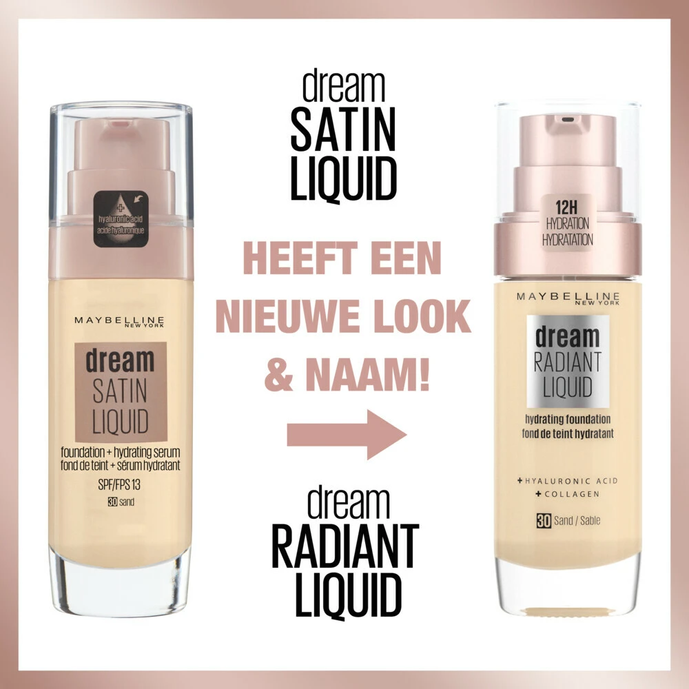 Maybelline Dream Radiant Liquid Foundation 10 Ivory Maybelline Dream Radiant Liquid Foundation 10 Ivory -Geselecteerde Mode-Cosmeticawinkels 969079 2