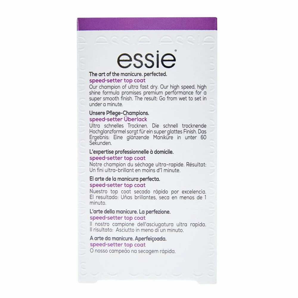Essie Top Coat Speed Setter Essie Top Coat Speed Setter -Geselecteerde Mode-Cosmeticawinkels 993904 4
