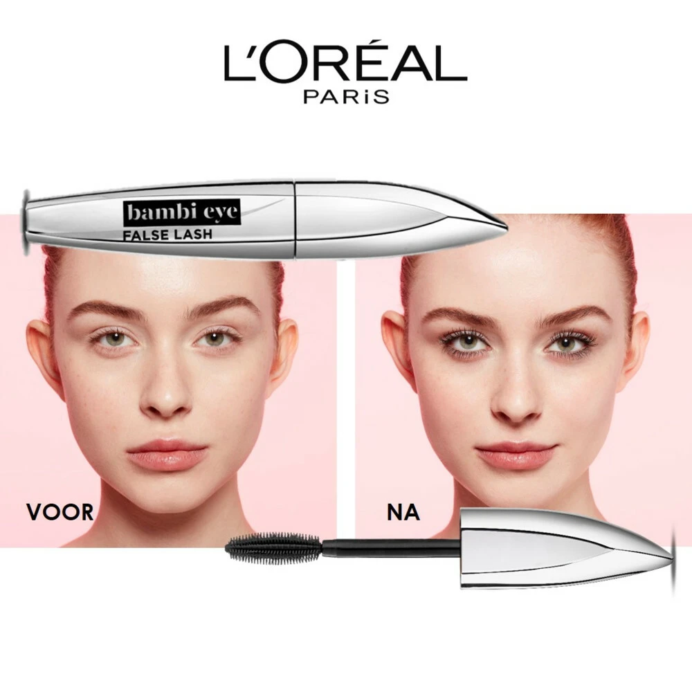 Lu0027Oréal Bambi Eye by False Lash Volume Mascara Zwart L'Oreal Lu0027Oréal Bambi Eye By False Lash Volume Mascara Zwart -Geselecteerde Mode-Cosmeticawinkels 996993 4